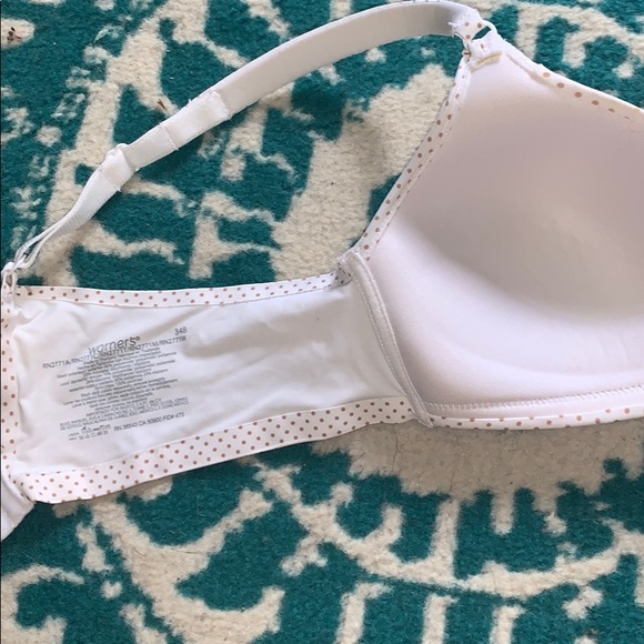 White polka dot t-shirt bra - Picture 3 of 4